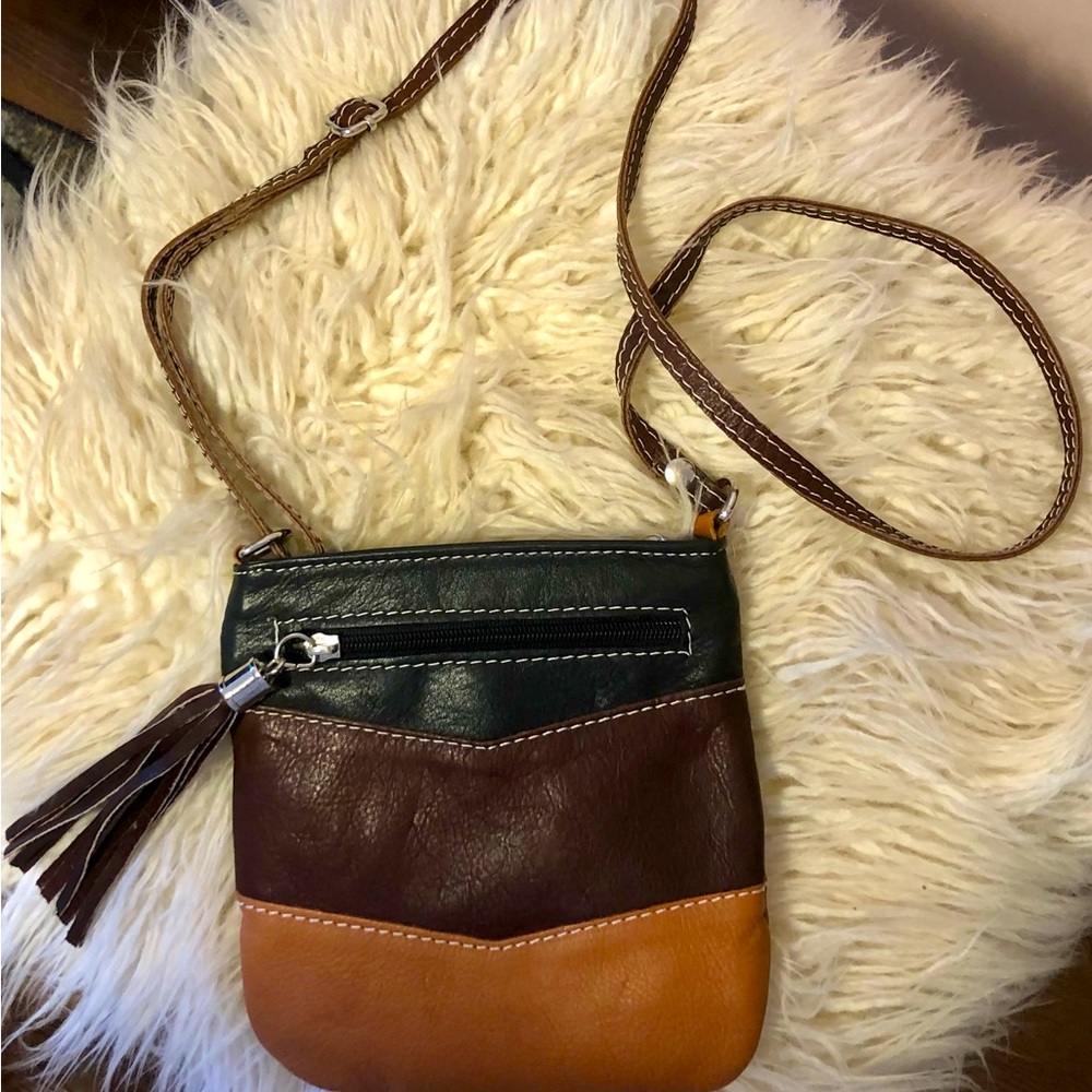Borse In Pelle Made in Italy Crossbody Purse with Tassel -Exquisite Leather!